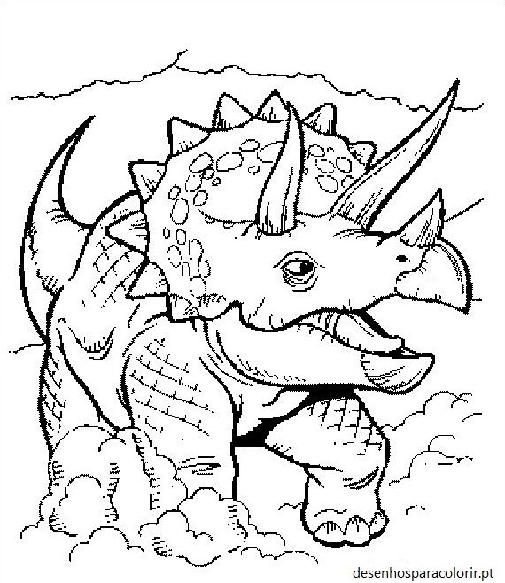 Desenhos de dinossauros 184